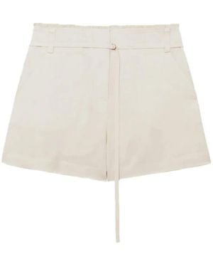 Patrizia Pepe ハイウエスト ショートパンツ - ナチュラル