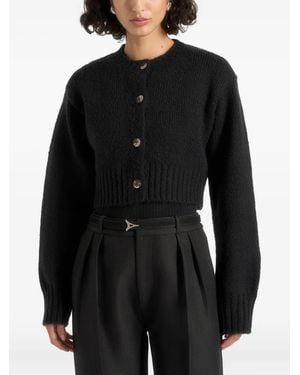 Manière De Voir Cardigan Caren Con Bottoni - Nero