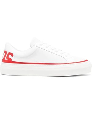 Gcds Logo-Print Low-Top Trainers - White