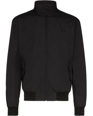 Fred Perry Harrington Bomber Jacket - Black