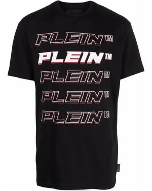 Philipp Plein Plein ロゴ Tシャツ - ブラック