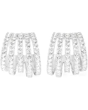 Apm Monaco Pendientes De Cinco Aros Mini Promesse - Blanco