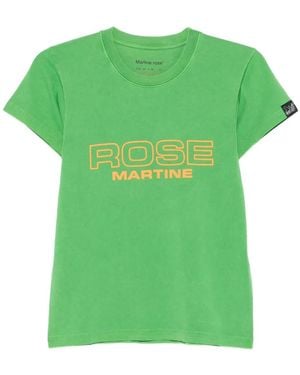 Martine Rose Crew-Neck T-Shirt - Green