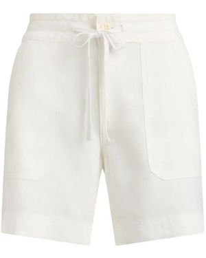 Ralph Lauren Short De Bain À Lien De Resserrage - White