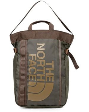 The North Face Base Camp Logo-Print Buckle-Detail Backpack - Green