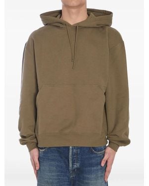 Saint Laurent Sudadera con capucha y logo bordado - Neutro