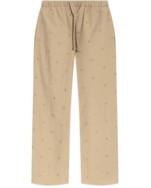 The Attico Estate Meravigliosa Straight-Leg Pants - Natural