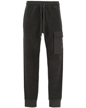 C.P. Company Fleece Cargo Trousers - Black
