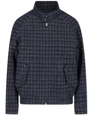 DUNST Check Wool Jacket - Blue