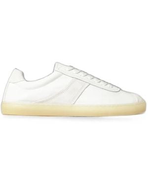 COPENHAGEN Paneled Leather Sneakers - White