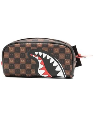Sprayground Check-Pattern Pouch - Multicolor