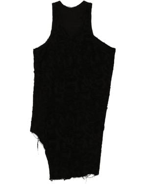 Julius Fibroin Tank Top - Black