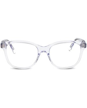 McQueen Gafas Con Montura Wayfarer - Gris