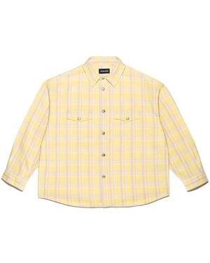 Mainless Flap Pocket Button-up Shirt - Natural