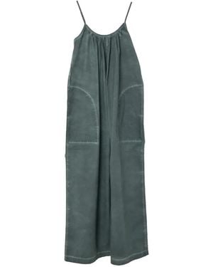 Uma Wang Paul Spaghetti-Strap Jumpsuit - Green