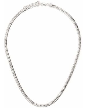 Missoma Camail Snake Chain Necklace - White