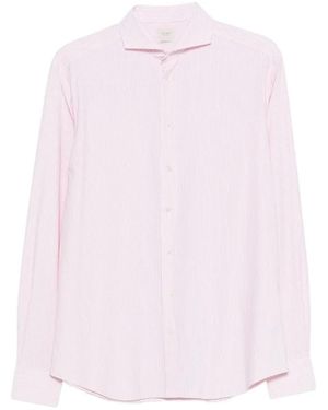 Traiano Milano Striped Shirt - Pink