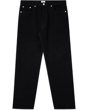 Edwin Loose Buttoned Jeans - Black
