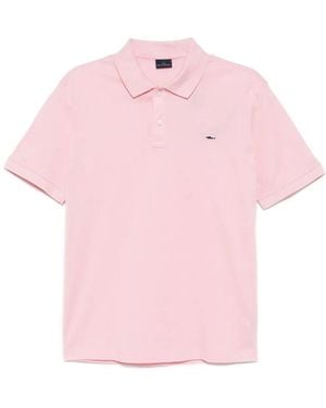 Paul & Shark Polo con parche del logo - Rosa