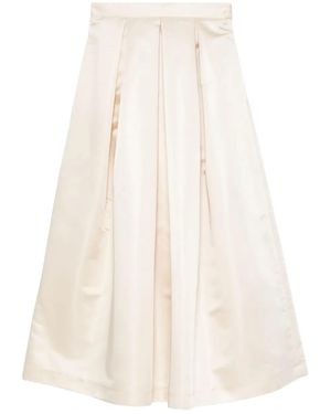 Lunatica Milano Luna 88 Duchesse Pleated Skirt - White