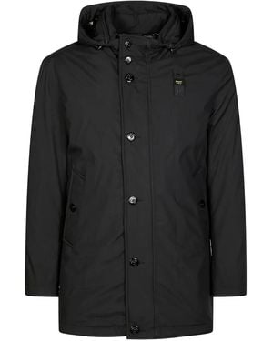 Blauer Chester Hooded Parka - Black