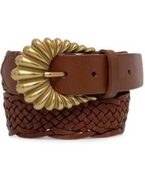 INTROPIA Linka Buckle Belt - Brown