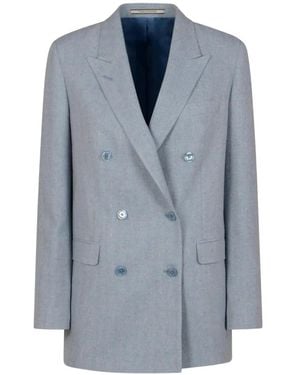 Tagliatore Double-Breasted Blazer - Blue