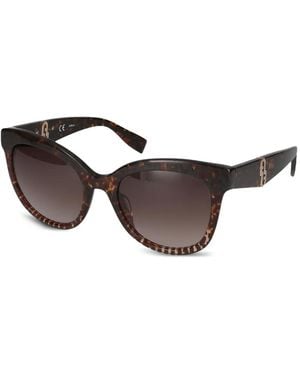 Furla Logo-Appliqué Sunglasses - Brown