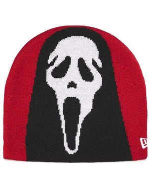 Supreme Logo Detail Beanie - Rojo