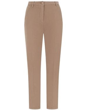 Briglia 1949 Isolde Pressed-Crease Pants - Natural