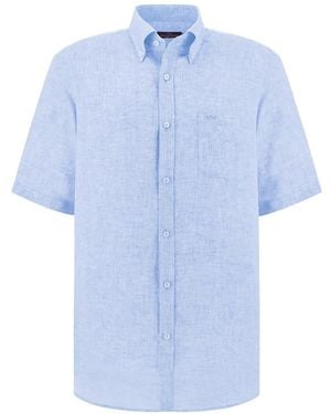 Paul & Shark Short-Sleeved Shirt - Blue