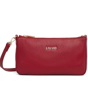Liu Jo Logo cross body bag - Rojo