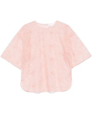 Genny フローラル Tシャツ - ピンク