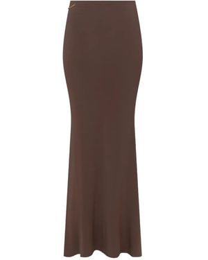 Amiri Chain Maxi Skirt - Brown