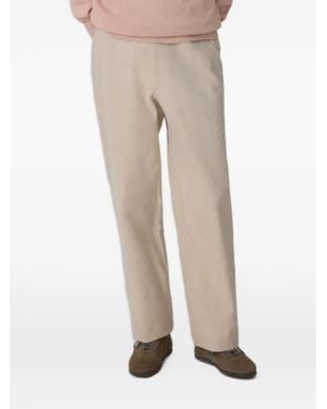 STÒFFA Belted Brushed-Texture Trousers - Natural