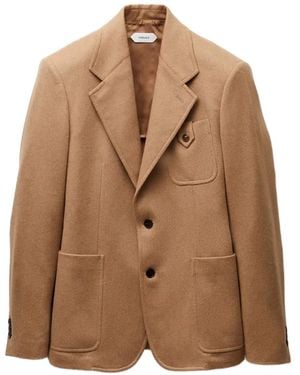 Versace Camel Hair Blazer - Brown