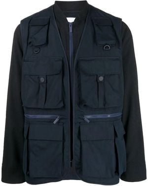 White Mountaineering Multi-Pocket Fishing Jacket - Blue