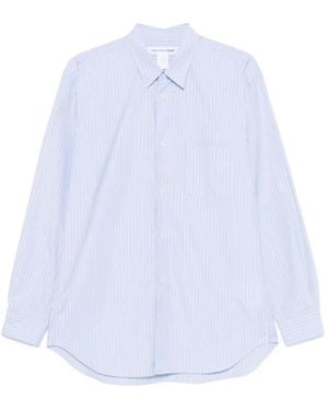 Comme des Garçons Striped Shirt - White