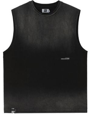 Izzue T-Shirt Sans Manches À Col Rond - Black