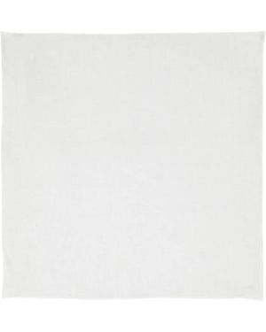 RRL Linen Pocket Square - White
