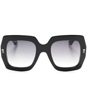 Etro Mania Square-Frame Sunglasses - Black