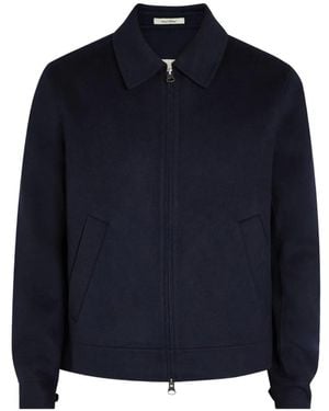GANT Zip-Up Bomber Jacket - Blue