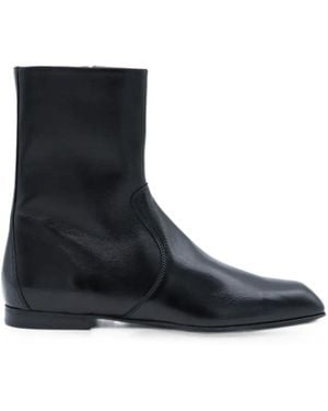 KHAITE Colt Ankle Boots - Black
