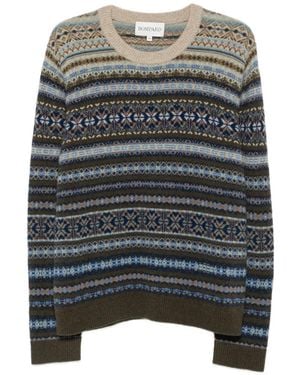 Bompard Round-Neck Jumper - Grey