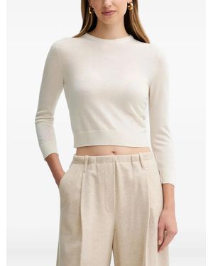 Liviana Conti Stacy Round-neck Top - Natural