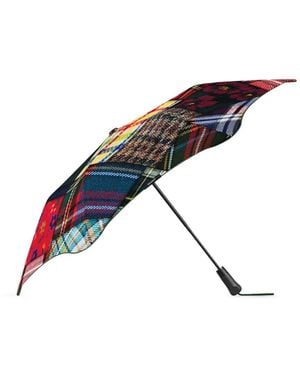 Blunt Metro Patterned Umbrella - Blue
