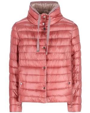 Herno High-Neck Padded Jacket - Red
