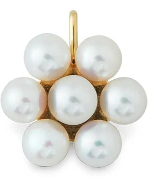 Design Letters Myflower Pearl-Embellished Flower Pendant - White