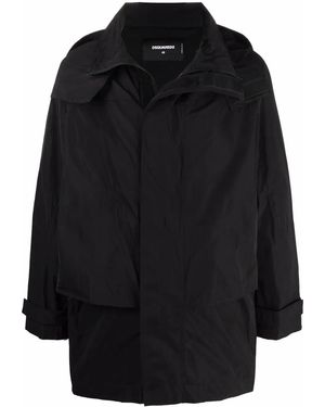 DSquared² Moto Puffer Jacket - Black