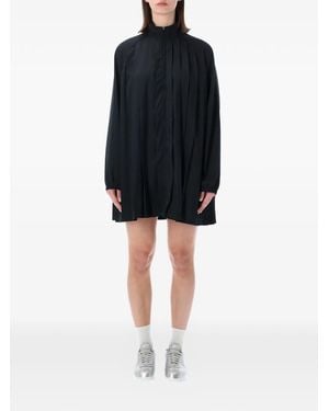 Nike Pleated High-Neck Dress - Black